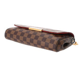 LOUIS VUITTON ルイヴィトン ダミエ フェイボリット MM ブラウン N41129 レディース ダミエキャンバス ショルダーバッグ Aランク 中古 銀蔵
