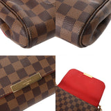 LOUIS VUITTON ルイヴィトン ダミエ フェイボリット MM ブラウン N41129 レディース ダミエキャンバス ショルダーバッグ Aランク 中古 銀蔵