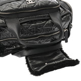 CHANEL シャネル マトラッセ ボーリングバッグ ブラック AS4364 レディース ナイロン ハンドバッグ Aランク 中古 銀蔵