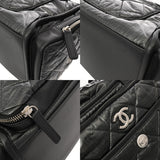 CHANEL シャネル マトラッセ ボーリングバッグ ブラック AS4364 レディース ナイロン ハンドバッグ Aランク 中古 銀蔵