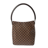 LOUIS VUITTON ルイヴィトン ダミエ ルーピング GM SPオーダー ブラウン N51144 レディース ダミエキャンバス ショルダーバッグ Aランク 中古 銀蔵