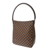 LOUIS VUITTON ルイヴィトン ダミエ ルーピング GM SPオーダー ブラウン N51144 レディース ダミエキャンバス ショルダーバッグ Aランク 中古 銀蔵