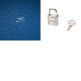 HERMES エルメス ピコタン ロック MM ブルーザンジバル A刻印(2017年頃) レディース トリヨンクレマンス ハンドバッグ Aランク 中古 銀蔵