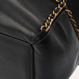 CHANEL シャネル マトラッセ チェーントート ブラック AS2739 レディース カーフ ハンドバッグ ABランク 中古 銀蔵