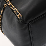 CHANEL シャネル マトラッセ チェーントート ブラック AS2739 レディース カーフ ハンドバッグ ABランク 中古 銀蔵
