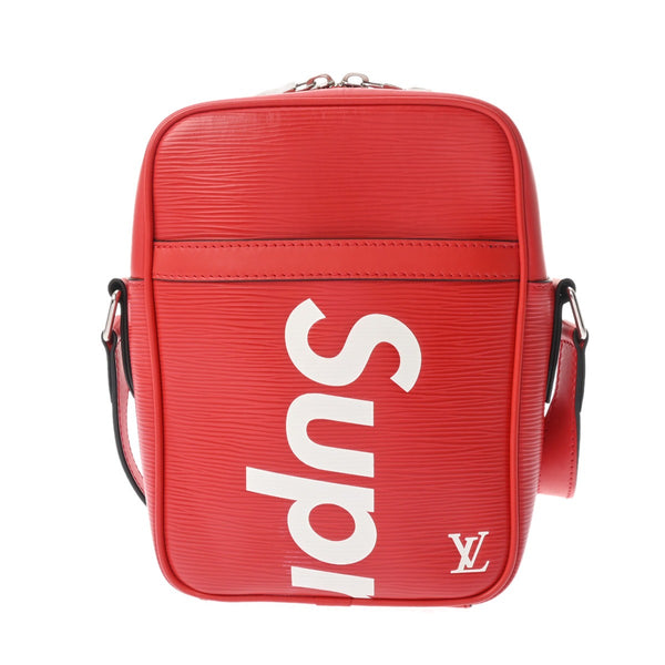 ルイ ヴィトン LOUIS VUITTON ショルダーバッグ Supremeコラボ エピ ダヌーブPM エピレザー レッド ユニセックス M53417 送料無料【中古】 z9087 ルイヴィトン ダヌーブ PM Supreme コラボ エピ レッド ユニセックス