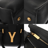 SAINT LAURENT サンローラン プチカバス ブラック 311210 レディース カーフ ハンドバッグ ABランク 中古 銀蔵