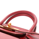 HERMES エルメス バーキン 35 ルージュビフ □G刻印(2003年頃) ユニセックス クシュベル ハンドバッグ ABランク 中古 銀蔵