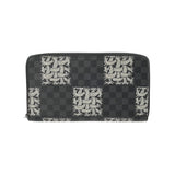 LOUIS VUITTON ルイヴィトン ダミエグラフィット ジッピーオーガナイザー ネメス 黒 N61214 メンズ ダミエグラフィットキャンバス 長財布 ABランク 中古 銀蔵