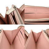 LOUIS VUITTON ルイヴィトン モノグラムマヒナ ジッピーウォレット ピンクグラデーション M80490 レディース マヒナレザー 長財布 Bランク 中古 銀蔵