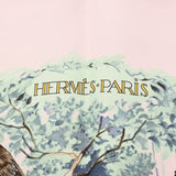 HERMES エルメス カレ90 EQUATEUR ピンク/マルチカラー レディース シルク100％ スカーフ Aランク 中古 銀蔵