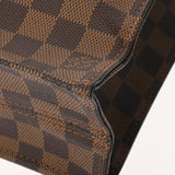 LOUIS VUITTON ルイヴィトン ダミエ サックプラ ブラウン N51140 ユニセックス ダミエキャンバス トートバッグ ABランク 中古 銀蔵