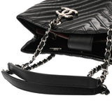 CHANEL シャネル チェーントート ブラック AS3519 レディース パテント/レザー トートバッグ ABランク 中古 銀蔵