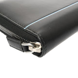 PRADA プラダ ラウンドファスナー財布 CITY SPORT ブラック 2ML317 メンズ レザー 長財布 Aランク 中古 銀蔵