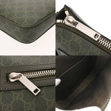 GUCCI グッチ GGパターン スモールメッセンジャーバッグ フォレストグリーン 792082 メンズ PVC ショルダーバッグ Aランク 中古 銀蔵