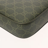 GUCCI グッチ GGパターン スモールメッセンジャーバッグ フォレストグリーン 792082 メンズ PVC ショルダーバッグ Aランク 中古 銀蔵