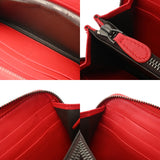 BOTTEGAVENETA ボッテガヴェネタ イントレチャート ラウンドファスナー財布 レッド レディース レザー 長財布 Aランク 中古 銀蔵