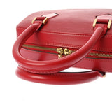 LOUIS VUITTON ルイヴィトン エピ サブロン カスティリアンレッド M52047 レディース エピレザー ハンドバッグ Bランク 中古 銀蔵