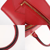 LOUIS VUITTON ルイヴィトン エピ サブロン カスティリアンレッド M52047 レディース エピレザー ハンドバッグ Bランク 中古 銀蔵