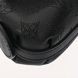 LOUIS VUITTON ルイヴィトン モノグラムマヒナ スカラミニ ブラック M80093 レディース レザー ショルダーバッグ Aランク 中古 銀蔵