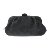 LOUIS VUITTON ルイヴィトン モノグラムマヒナ スカラミニ ブラック M80093 レディース レザー ショルダーバッグ Aランク 中古 銀蔵