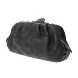 LOUIS VUITTON ルイヴィトン モノグラムマヒナ スカラミニ ブラック M80093 レディース レザー ショルダーバッグ Aランク 中古 銀蔵
