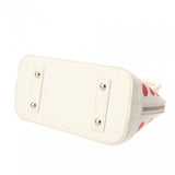 LOUIS VUITTON ルイヴィトン エピ アルマ BB 2WAY 草間彌生コラボ ホワイト M21712 レディース レザー ハンドバッグ ABランク 中古 銀蔵