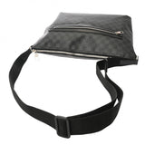 LOUIS VUITTON ルイヴィトン ダミエグラフィット ミック MM ブラック N41106 メンズ ダミエキャンバス ショルダーバッグ ABランク 中古 銀蔵