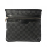 LOUIS VUITTON ルイヴィトン ダミエグラフィット トマス ブラック N58028 メンズ ダミエグラフィットキャンバス ショルダーバッグ Bランク 中古 銀蔵