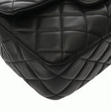 CHANEL シャネル マトラッセ ミニチェーンショルダー ブラック AS3490 レディース ラムスキン ショルダーバッグ ABランク 中古 銀蔵
