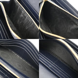 GUCCI グッチ ベージュ/ネイビー 621888 ユニセックス キャンバス/レザー チェーンウォレット ABランク 中古 銀蔵