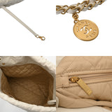 CHANEL シャネル マトラッセ シャネル 22 ラージハンドバッグ ホワイト AS3262 レディース カーフ 2WAYバッグ ABランク 中古 銀蔵