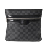 LOUIS VUITTON ルイヴィトン ダミエグラフィット トマス ブラック N58028 メンズ ダミエグラフィットキャンバス ショルダーバッグ Bランク 中古 銀蔵