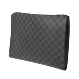 LOUIS VUITTON ルイヴィトン ダミエグラフィット ポシェットジュール GM ブラック/グレー N41501 メンズ ダミエキャンバス クラッチバッグ Aランク 中古 銀蔵