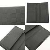 LOUIS VUITTON ルイヴィトン ダミエアンフィニ ポルトフォイユ ブラザ オニキス N63010 メンズ レザー 長財布 ABランク 中古 銀蔵