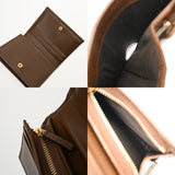 GUCCI グッチ ホースビット カードケースウォレット ベージュ/ブラウン 621887 レディース GGスプリームキャンバス レザー 二つ折り財布 Aランク 中古 銀蔵