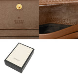 GUCCI グッチ ホースビット カードケースウォレット ベージュ/ブラウン 621887 レディース GGスプリームキャンバス レザー 二つ折り財布 Aランク 中古 銀蔵
