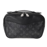 LOUIS VUITTON ルイヴィトン モノグラムエクリプス バムバッグ ブラック M42906 メンズ モノグラムキャンバス ボディバッグ ABランク 中古 銀蔵