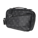 LOUIS VUITTON ルイヴィトン モノグラムエクリプス バムバッグ ブラック M42906 メンズ モノグラムキャンバス ボディバッグ ABランク 中古 銀蔵
