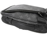 LOUIS VUITTON ルイヴィトン モノグラムエクリプス バムバッグ ブラック M42906 メンズ モノグラムキャンバス ボディバッグ ABランク 中古 銀蔵