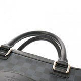LOUIS VUITTON ルイヴィトン ダミエコバルト ポルトドキュマン ビジネス ネイビー/黒 N41347 メンズ ダミエキャンバス レザー ビジネスバッグ ABランク 中古 銀蔵