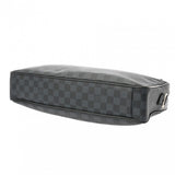 LOUIS VUITTON ルイヴィトン ダミエコバルト ポルトドキュマン ビジネス ネイビー/黒 N41347 メンズ ダミエキャンバス レザー ビジネスバッグ ABランク 中古 銀蔵