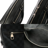 LOUIS VUITTON ルイヴィトン ダミエコバルト ポルトドキュマン ビジネス ネイビー/黒 N41347 メンズ ダミエキャンバス レザー ビジネスバッグ ABランク 中古 銀蔵