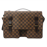 LOUIS VUITTON ルイヴィトン ダミエ ブロードウェイ ブラウン N42270 ユニセックス ダミエキャンバス ショルダーバッグ ABランク 中古 銀蔵
