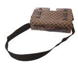 LOUIS VUITTON ルイヴィトン ダミエ ブロードウェイ ブラウン N42270 ユニセックス ダミエキャンバス ショルダーバッグ ABランク 中古 銀蔵
