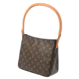 LOUIS VUITTON ルイヴィトン モノグラム ルーピング MM ワンショルダー ブラウン M51146 レディース モノグラムキャンバス ショルダーバッグ Bランク 中古 銀蔵
