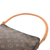 LOUIS VUITTON ルイヴィトン モノグラム ルーピング MM ワンショルダー ブラウン M51146 レディース モノグラムキャンバス ショルダーバッグ Bランク 中古 銀蔵