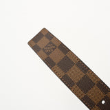 LOUIS VUITTON ルイヴィトン ダミエ サンチュール アンヴァントゥール サイズ95 ブラウン M9677 メンズ ダミエキャンバス ベルト Aランク 中古 銀蔵