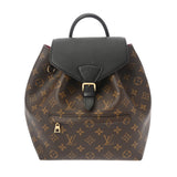 LOUIS VUITTON ルイヴィトン モノグラム モンスリ NM PM ノワール M45515 レディース モノグラムキャンバス リュック・デイパック Aランク 中古 銀蔵