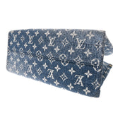 LOUIS VUITTON ルイヴィトン モノグラム オンザゴー MM ブルー M59608 レディース ジャガードデニム ハンドバッグ Aランク 中古 銀蔵